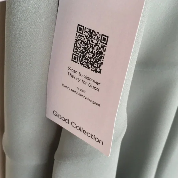 NWT Theory Cami in Silver Mint - Picture 4 of 7